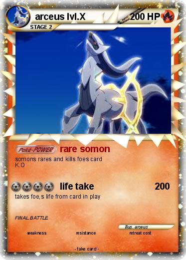 Pokemon arceus lvl.X