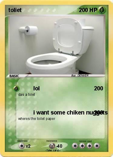 Pokemon toliet