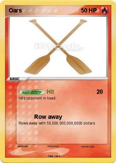 Pokemon Oars