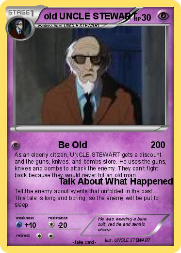 Pokemon old UNCLE STEWART