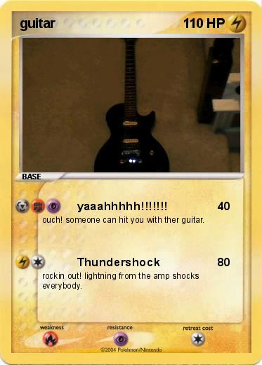 Pokemon guitar