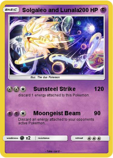 Pokemon Solgaleo and Lunala