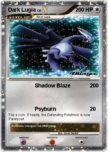 Pokemon Dark Lugia