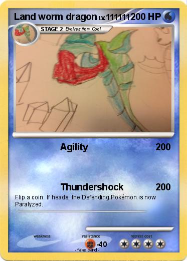 Pokemon Land worm dragon