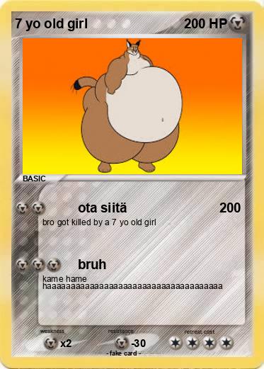 Pokemon 7 yo old girl