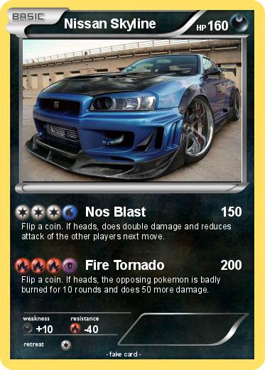 Pokemon Nissan Skyline