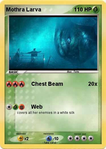 Pokemon Mothra Larva