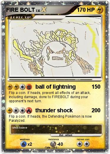 Pokemon FIRE BOLT