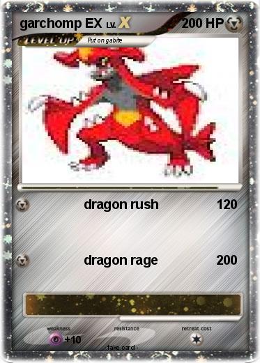 Pokemon garchomp EX