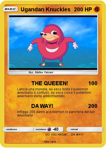 Pokemon Ugandan Knuckles