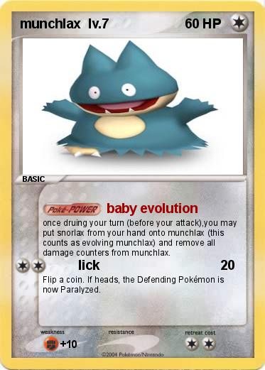 Pokemon munchlax  lv.7