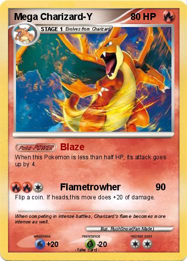 Pokemon Mega Charizard-Y