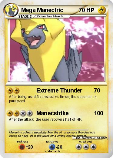 Pokemon Mega Manectric