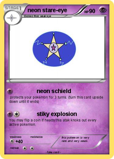 Pokemon neon stare-eye