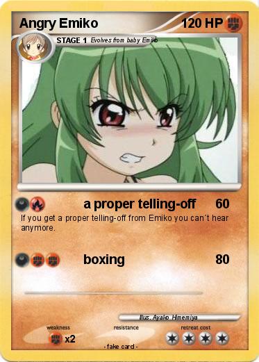 Pokemon Angry Emiko