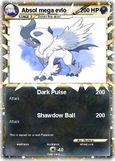 Pokemon Absol mega evlo