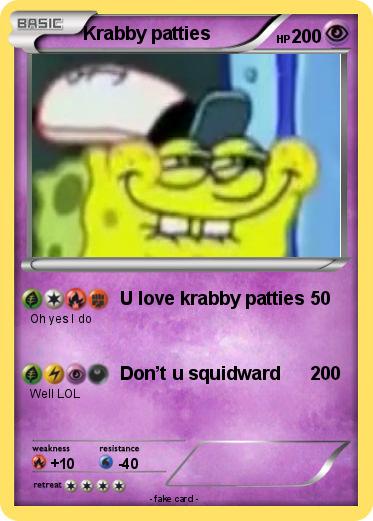 Pokemon Krabby patties