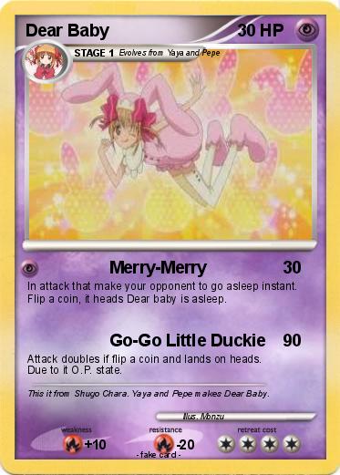 Pokemon Dear Baby