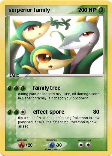 Pokemon serperior family