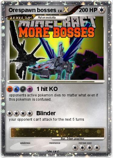 Pokemon Orespawn bosses