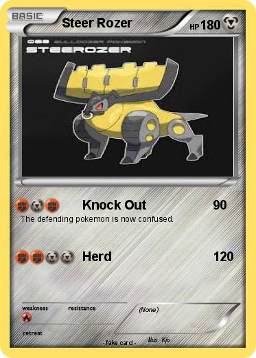 Pokemon Steer Rozer