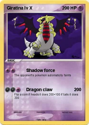 Pokemon Giratina lv X