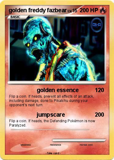 Pokemon golden freddy fazbear