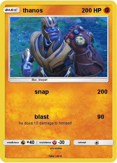 Pokemon thanos