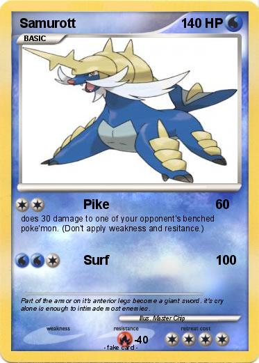 Pokemon Samurott