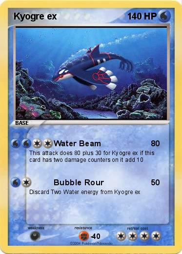 Pokemon Kyogre ex