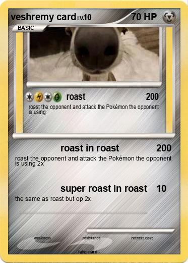 Pokemon veshremy card