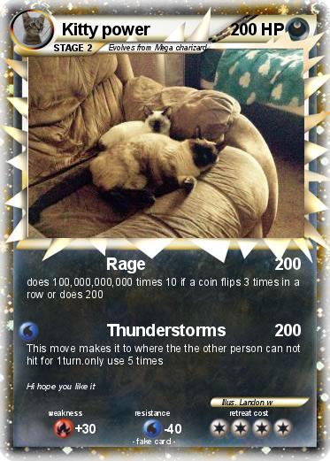 Pokemon Kitty power