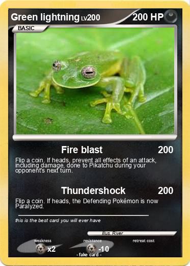 Pokemon Green lightning