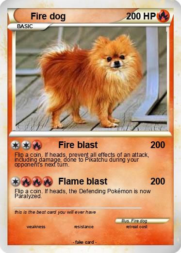 Pokemon Fire dog