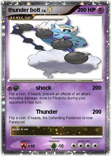 Pokemon thunder bolt