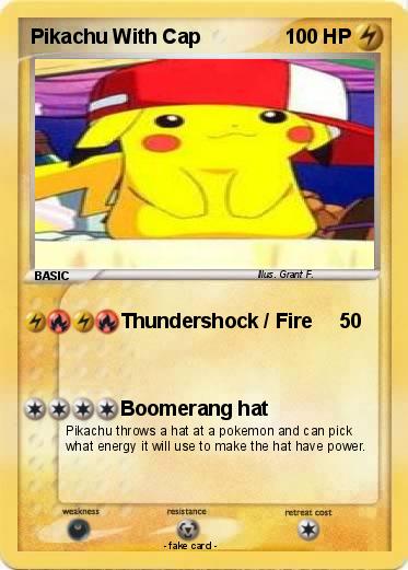 Pokemon Pikachu With Cap
