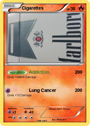 Pokemon Cigarettes