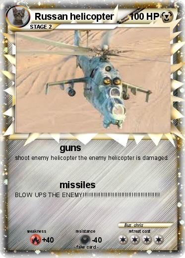 Pokemon Russan helicopter
