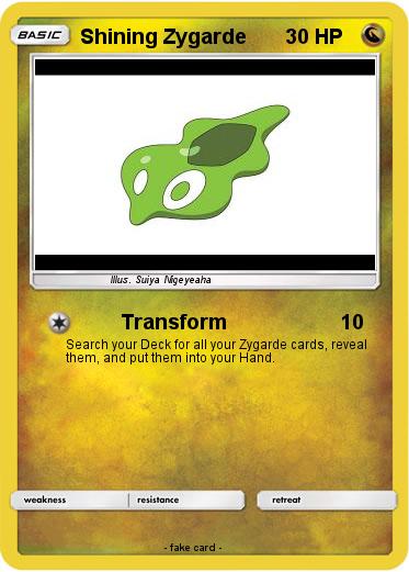 Pokemon Shining Zygarde