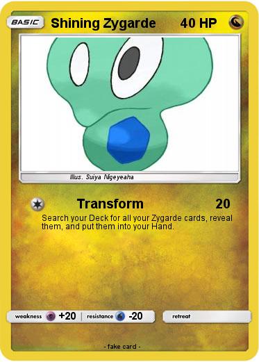 Pokemon Shining Zygarde