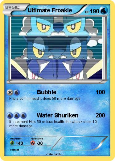 Pokemon Ultimate Froakie