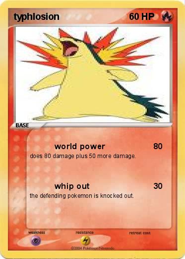 Pokemon typhlosion