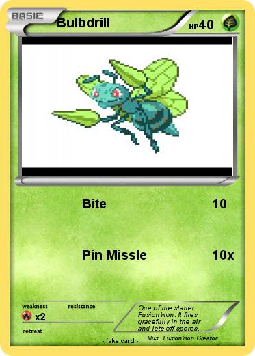 Pokemon Bulbdrill