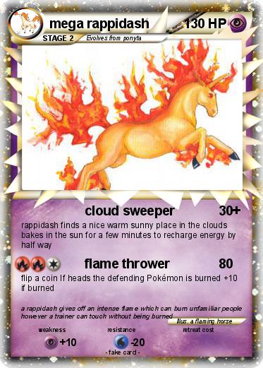 Pokemon mega rappidash