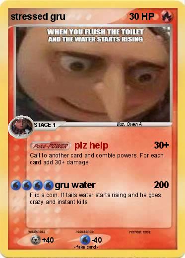 Pokemon stressed gru
