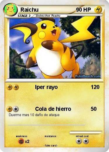 Pokemon Raichu