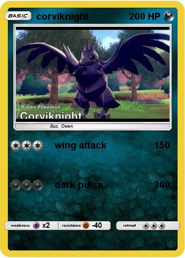 Pokemon corviknight