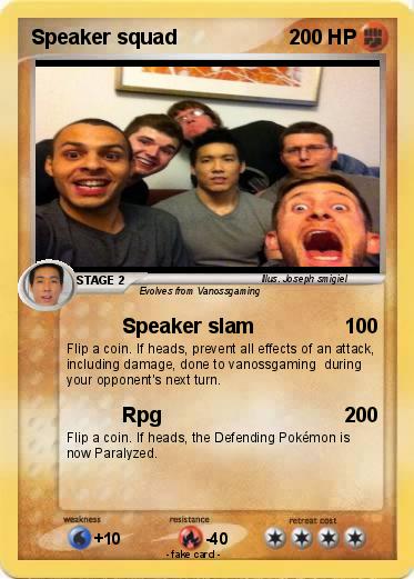 Pokemon Speaker squad