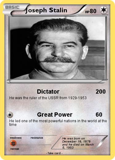 Pokemon Joseph Stalin