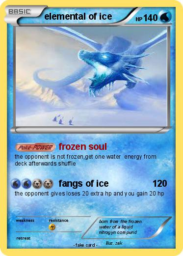 Pokemon elemental of ice